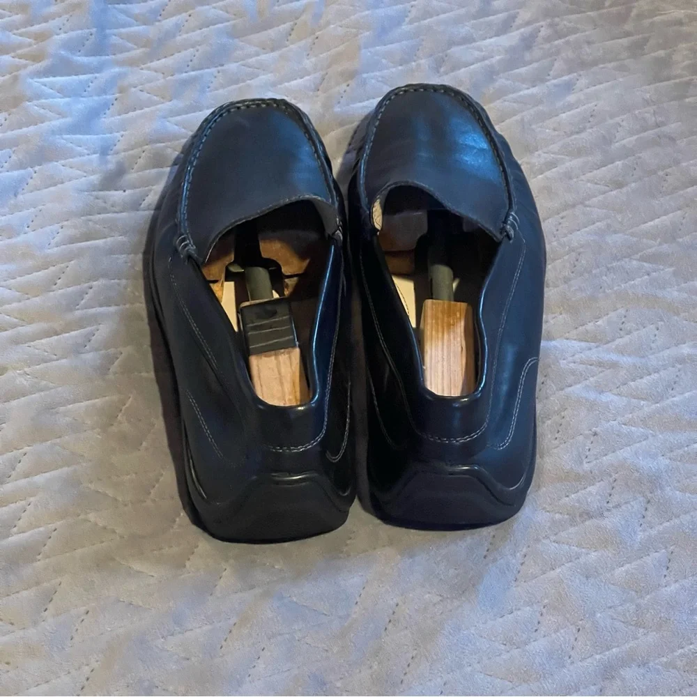 Ecco slip on shoes men’s size 46‎ US 12-12.5 pre-owned condition black